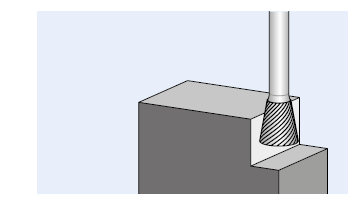 Борфреза твердосплавная трапециевидная форма N (WKN) (обратный конус) - карусель товара